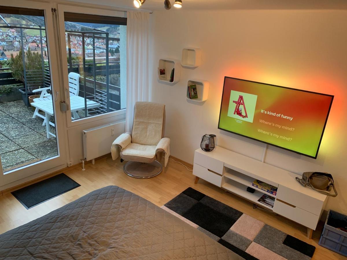 Appartement Mit Herrlicher Aussicht Uebers Murgtal Baiersbronn Exteriör bild