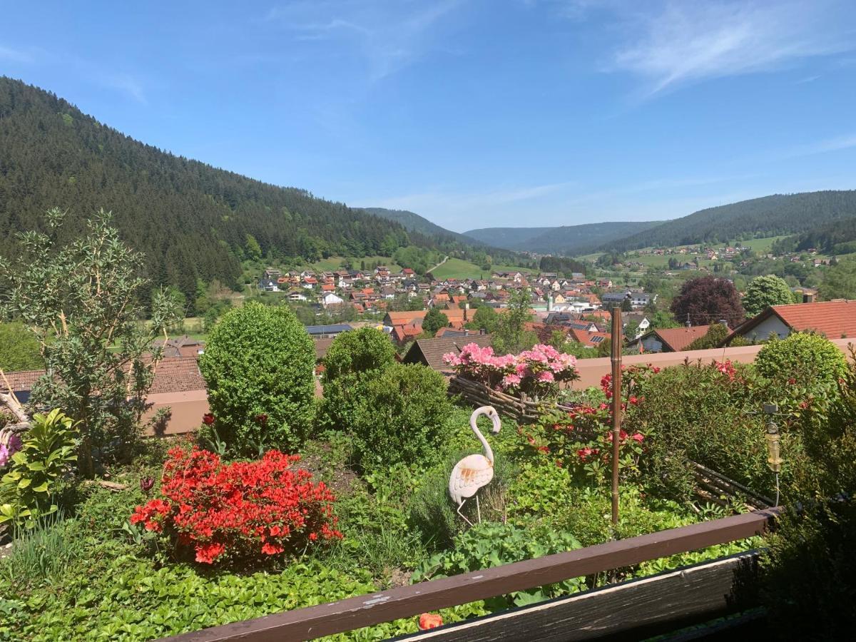 Appartement Mit Herrlicher Aussicht Uebers Murgtal Baiersbronn Exteriör bild